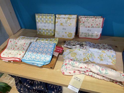 ☆in Blooom印花楽＆かまわぬ手ぬぐい台湾ハッカチョウグラスクラブ