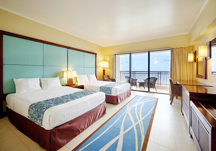 南国らしさと落ち着きを兼ね備えた全777室の客室