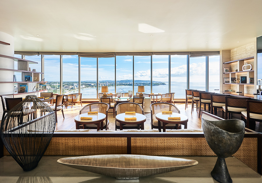 贅沢なホテルステイを満喫、クラブラウンジ